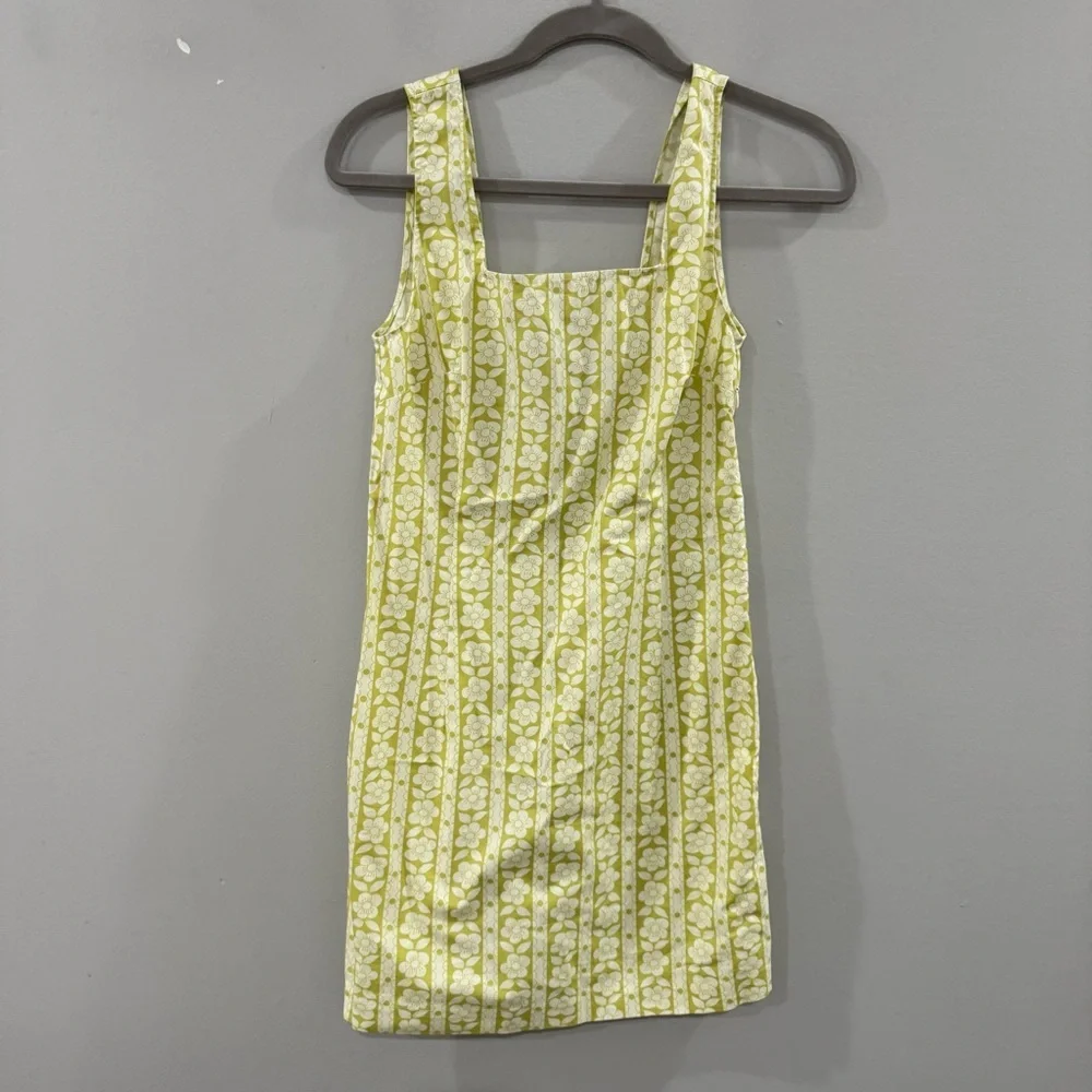 NWT Rouje Dress Anita Mini in Anis Green Floral
